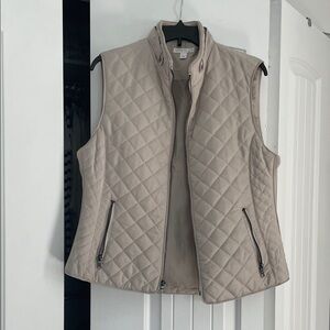 Westport Women's Quilted Tan Vest